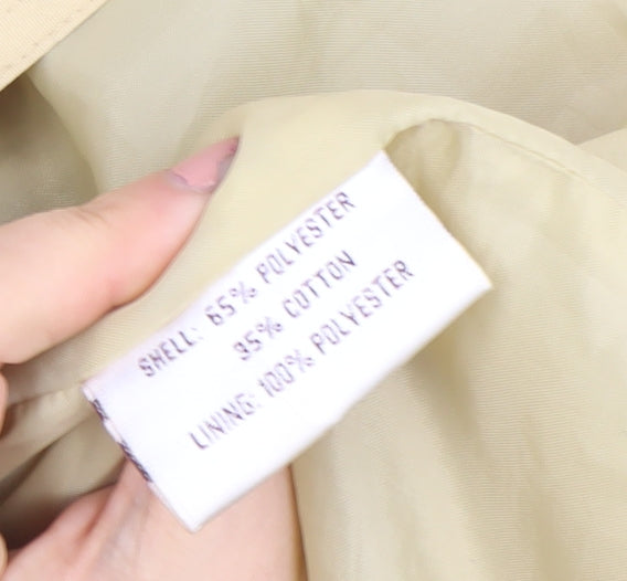 Womens UK Size 18 Compliments Beige Rain Coat