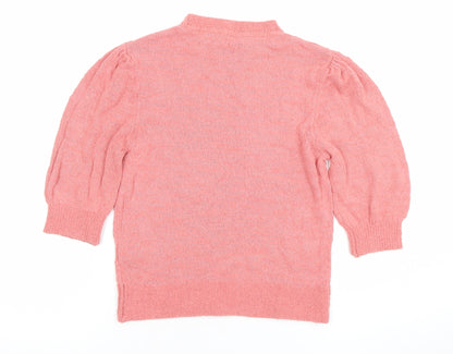 Womens UK Size 10 Marks and Spencer Pink Pullover Jumper