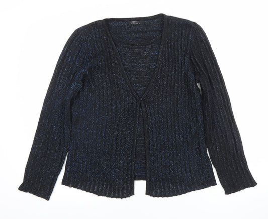 Womens UK Size S Pm Black Cardigan Jumper