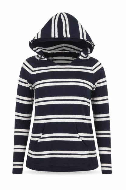 Womens UK Size 8 INC International Concepts Blue Hooded Pullover Jumper