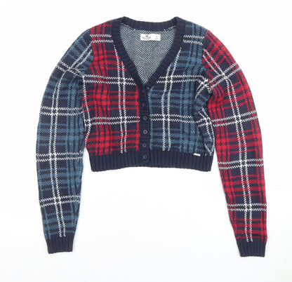 Womens UK Size S Hollister Multicoloured Cardigan Jumper