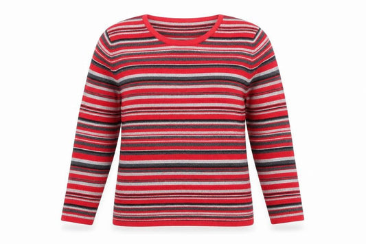Womens UK Size L Precis Petite Red Pullover Jumper
