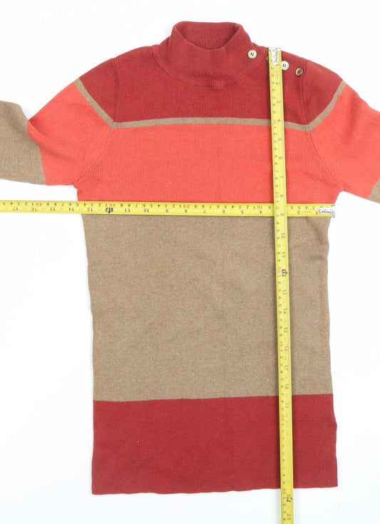 Womens UK Size 8 NEXT Multicoloured Pullover Jumper