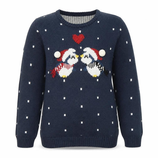 Girls UK Size 11-12 Years Lily & Dan Blue Pullover Jumper