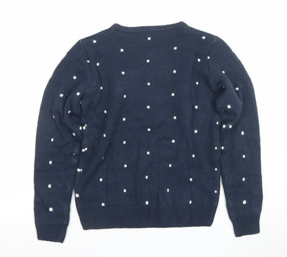 Girls UK Size 11-12 Years Lily & Dan Blue Pullover Jumper