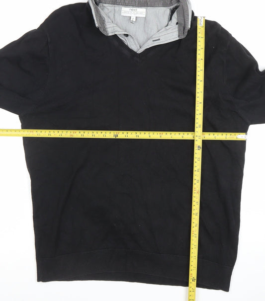 Mens UK Size L NEXT Cotton Blend Polo Shirt