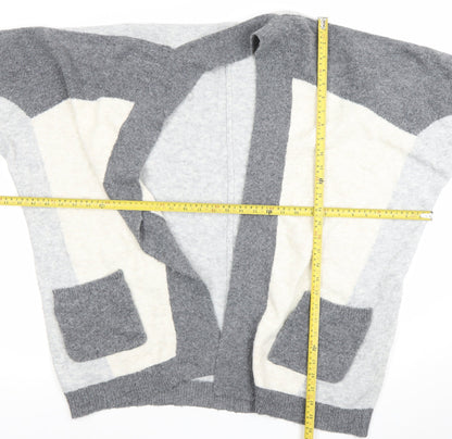 Womens UK Size L Marks and Spencer Grey Cardigan Jumper