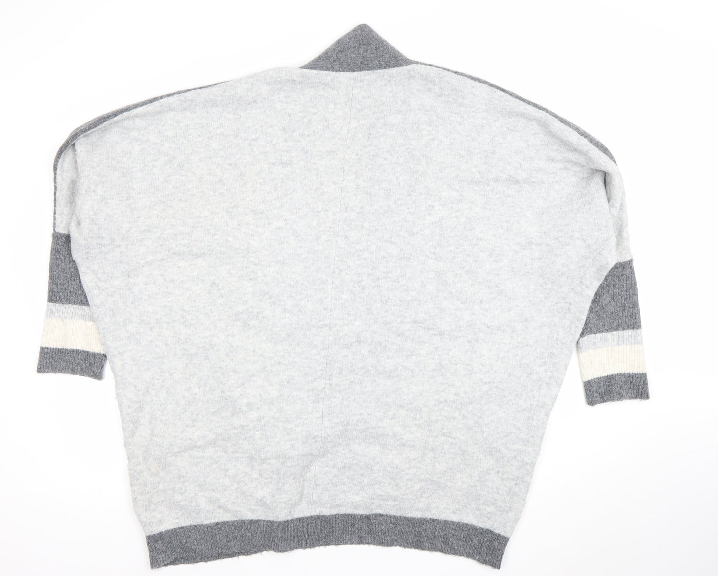 Womens UK Size L Marks and Spencer Grey Cardigan Jumper