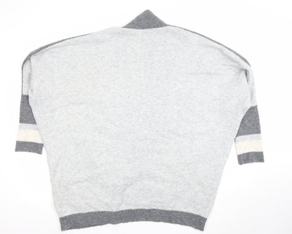 Womens UK Size L Marks and Spencer Grey Cardigan Jumper