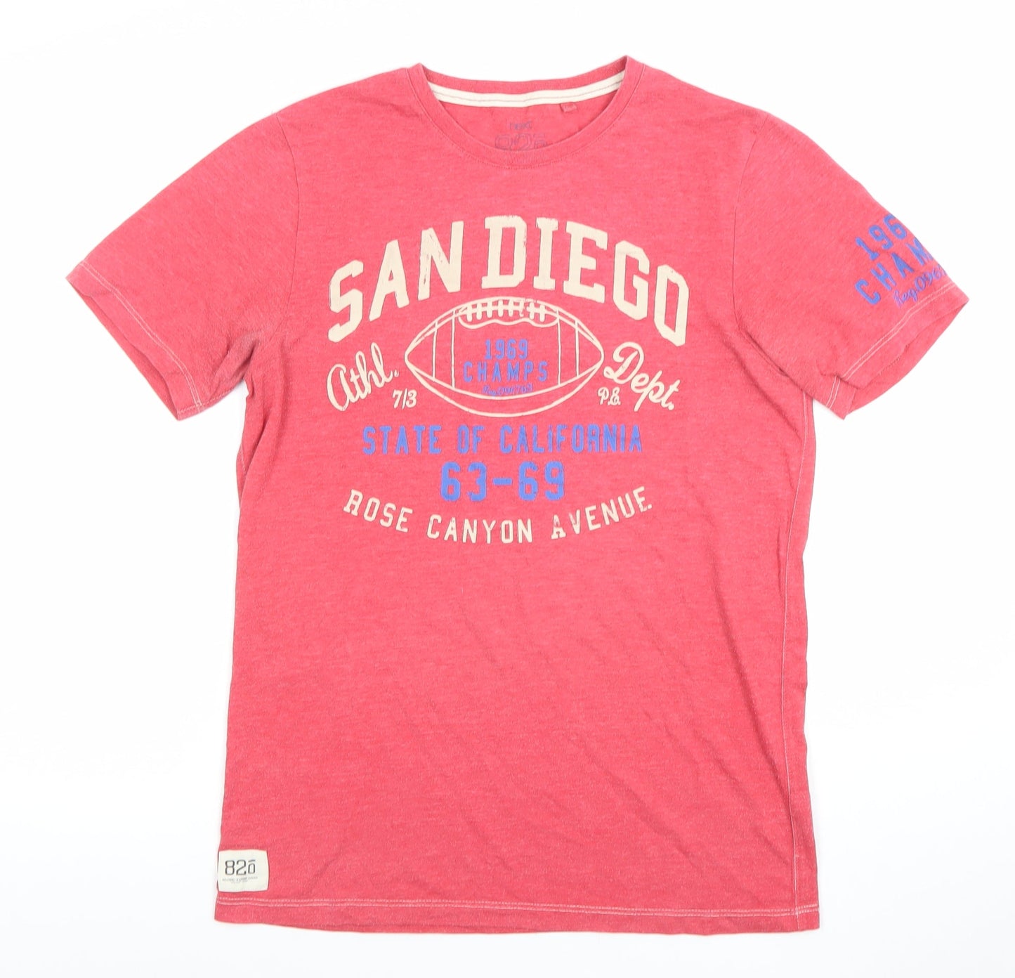 Mens UK Size S NEXT Red  T-Shirt