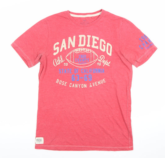 Mens UK Size S NEXT Red  T-Shirt