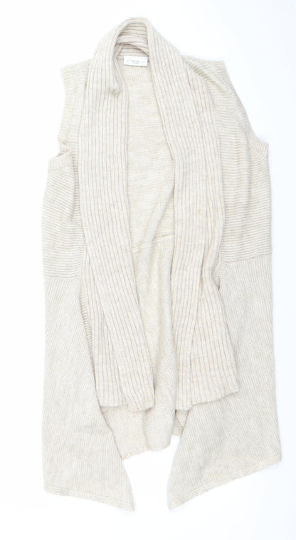 Womens UK Size 10 New Look Beige Cardigan Jumper