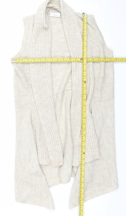 Womens UK Size 10 New Look Beige Cardigan Jumper