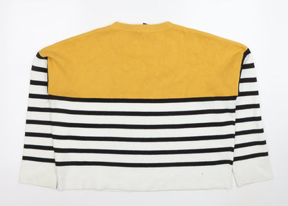 Womens UK Size L New Look Multicoloured Pullover Jumper