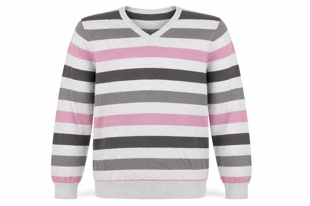 Mens UK Size L BHS Grey Pullover Jumper