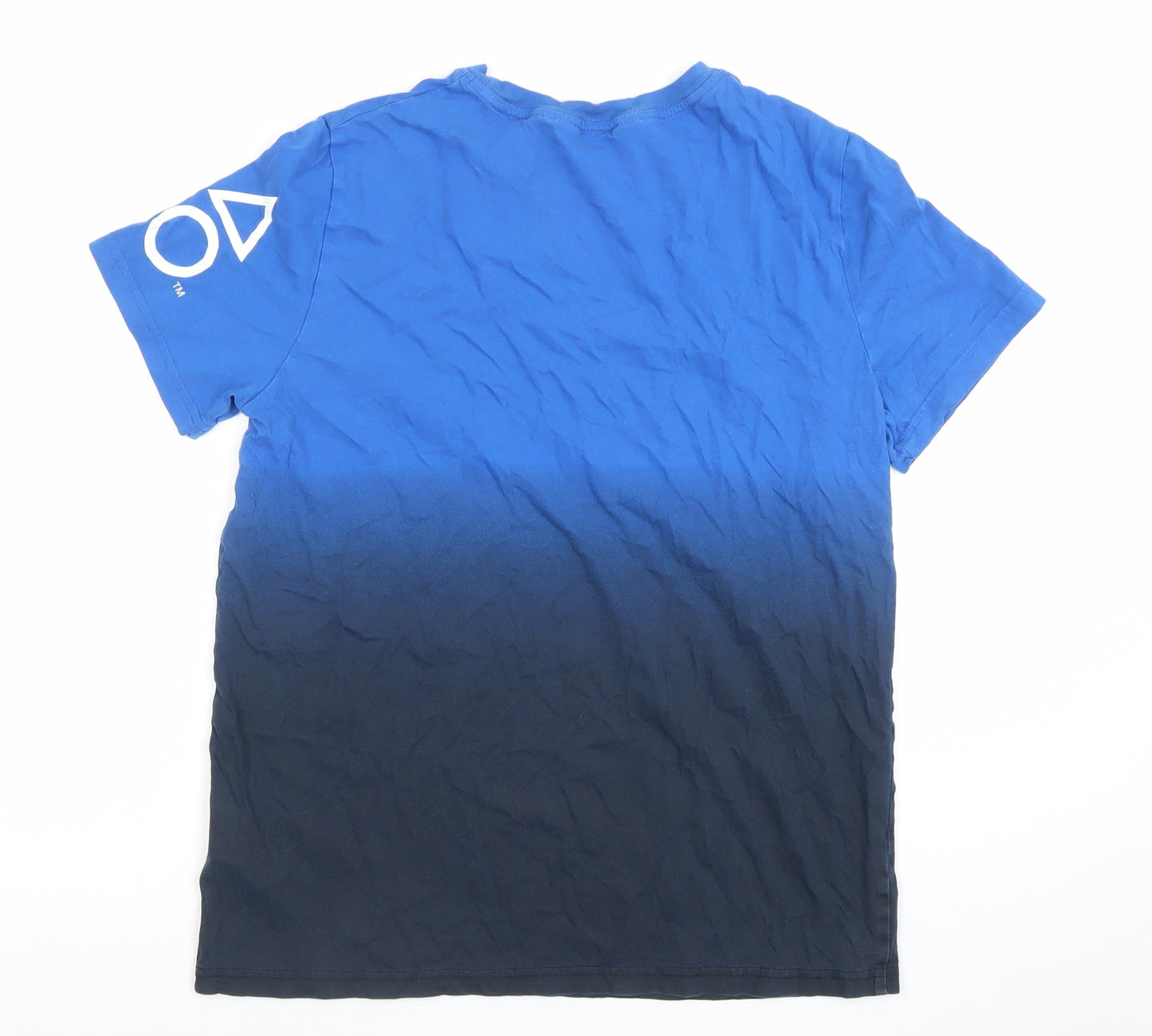 Boys UK Size 14 Years H&M Blue Basic T-Shirt
