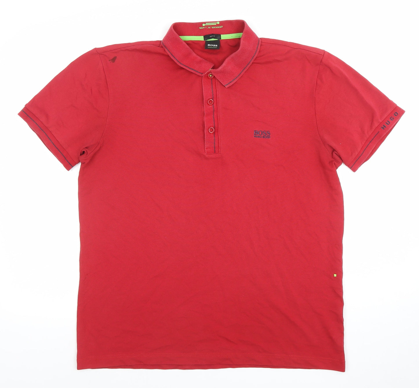 Mens UK Size L HUGO BOSS Cotton Polo Shirt