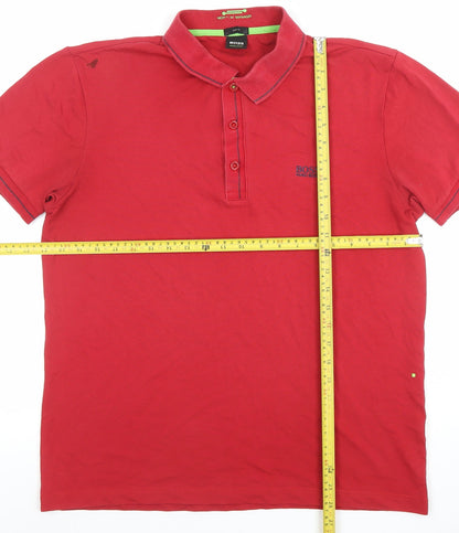 Mens UK Size L HUGO BOSS Cotton Polo Shirt