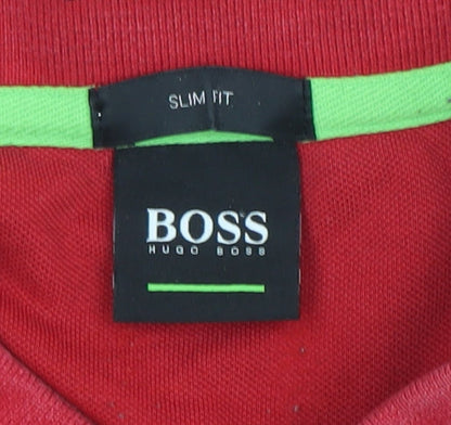 Mens UK Size L HUGO BOSS Cotton Polo Shirt