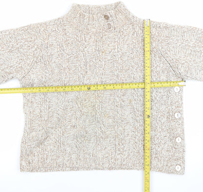 Womens UK Size 18 Papaya Beige Pullover Jumper