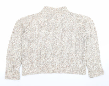 Womens UK Size 18 Papaya Beige Pullover Jumper