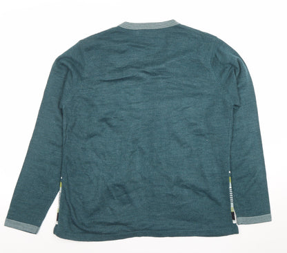 Womens UK Size M Honor Millburn Green Cardigan Jumper