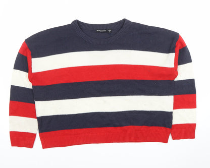 Womens UK Size 16 Brave Soul Multicoloured Pullover Jumper