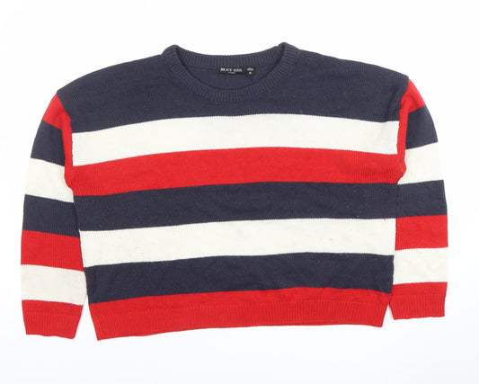 Womens UK Size 16 Brave Soul Multicoloured Pullover Jumper