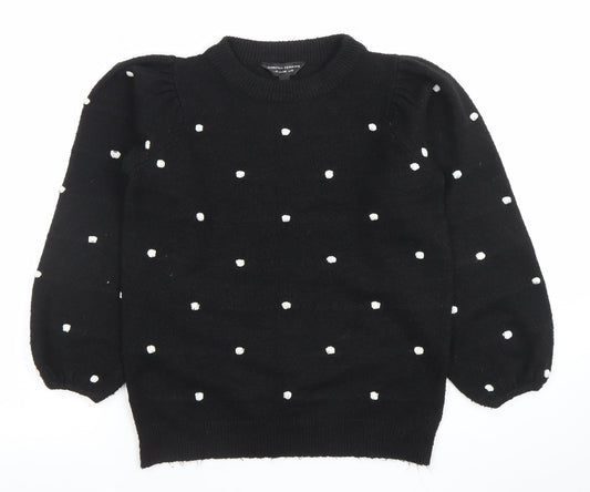 Unisex Adults UK Size M Dorothy Perkins Black Pullover Jumper