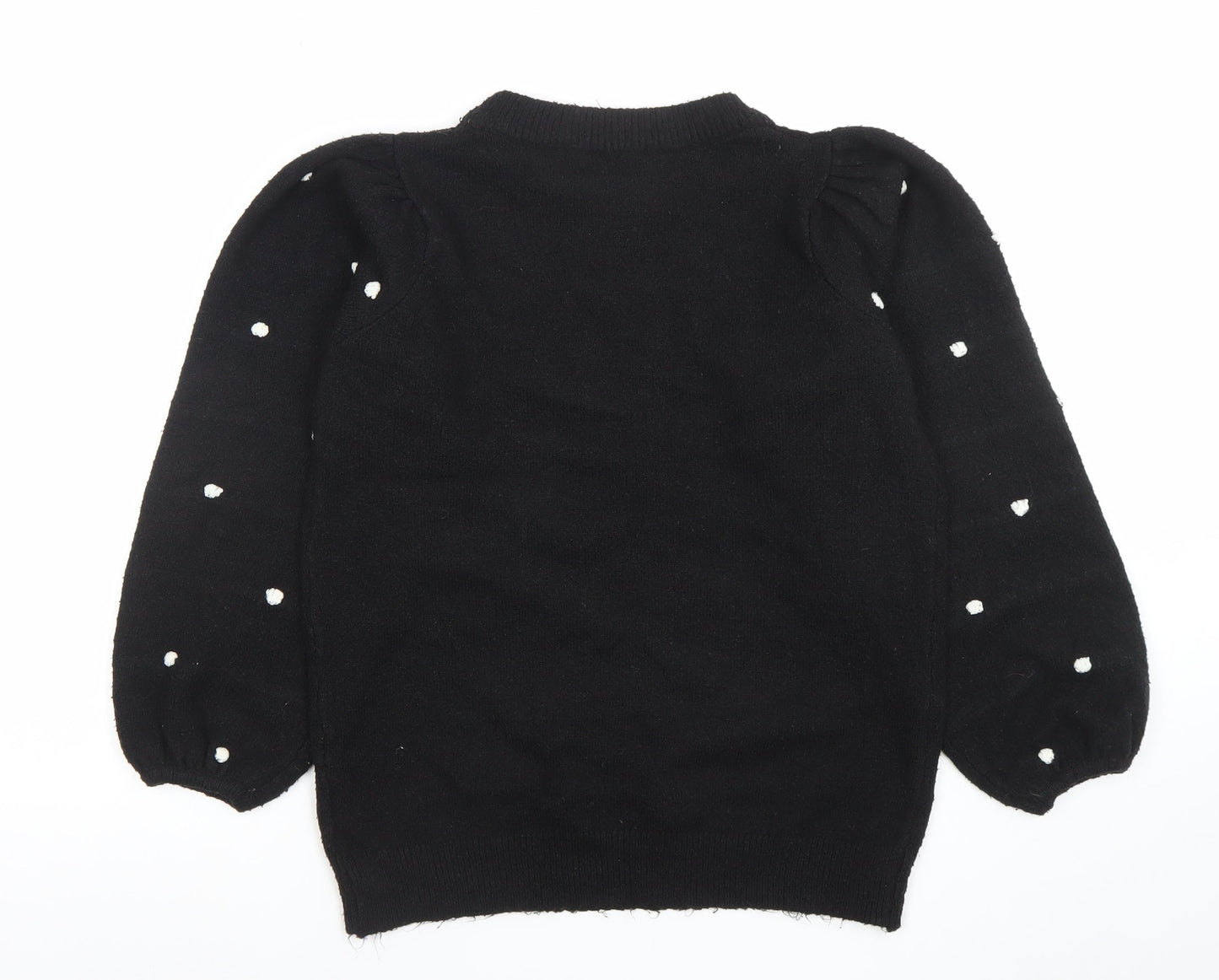 Unisex Adults UK Size M Dorothy Perkins Black Pullover Jumper