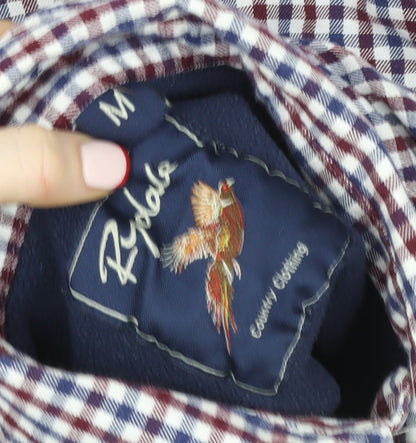 Rydale Men's Multicoloured Check Cotton Long Sleeve Country Shirt M