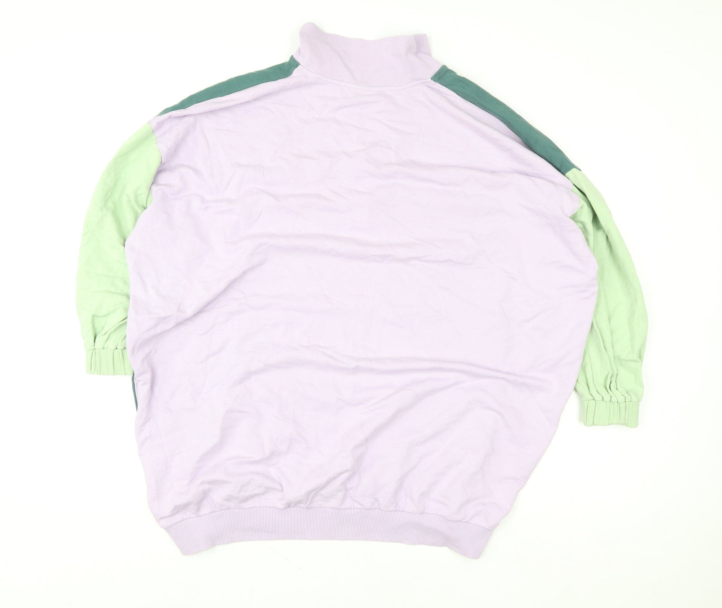 Womens UK Size 8 ASOS Design Multicoloured Henley Sweatshirt