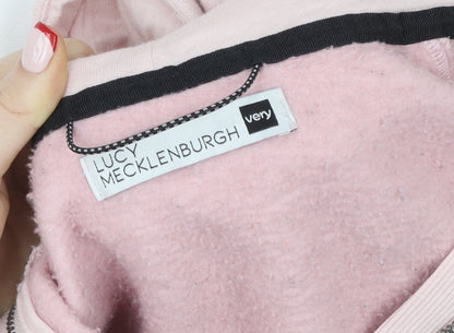 Womens UK Size M Lucy Mecklenburgh Very Pink Pullover Hoodie