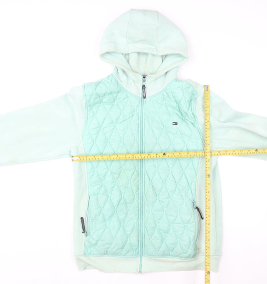 Womens UK Size 2XL Tommy Hilfiger Green Puffer Jacket