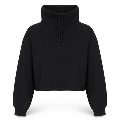 Womens UK Size XS F&F Black Pullover Sweatshirt
