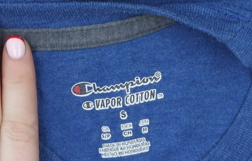 Mens UK Size S Champion Blue  T-Shirt