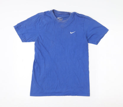 Mens UK Size S Nike Blue Gym & Training Running & Jogging T-Shirt