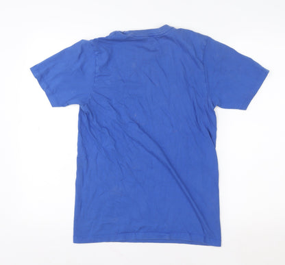 Mens UK Size S Nike Blue Gym & Training Running & Jogging T-Shirt