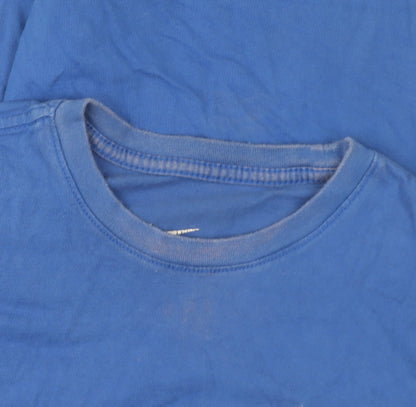 Mens UK Size S Nike Blue Gym & Training Running & Jogging T-Shirt