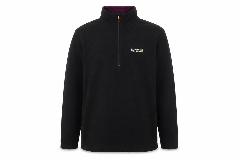 Mens UK Size L Regatta Great Outdoors Black Pullover Sweatshirt