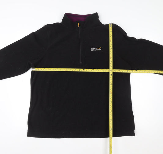 Mens UK Size L Regatta Great Outdoors Black Pullover Sweatshirt