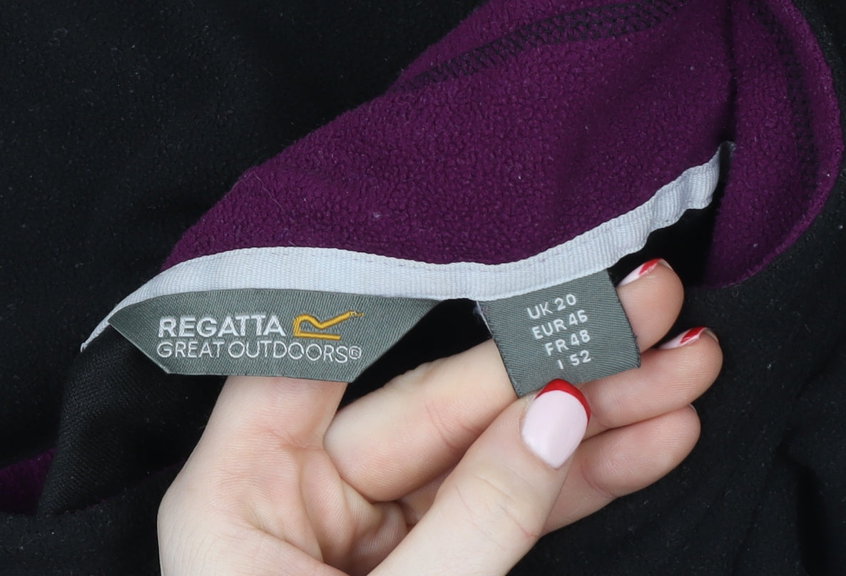 Mens UK Size L Regatta Great Outdoors Black Pullover Sweatshirt