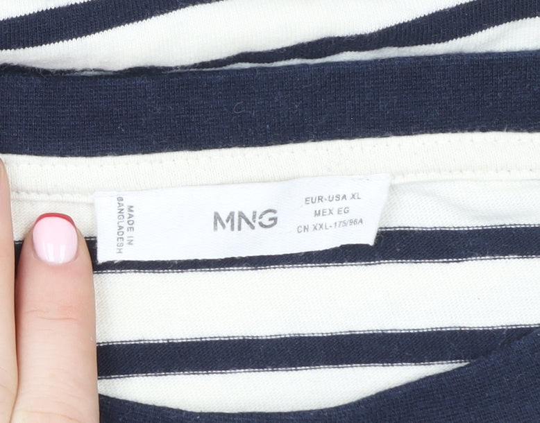 Womens UK Size XL MNG Multicoloured Pullover Sweatshirt