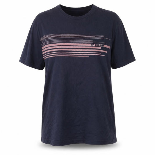 Unisex Adults UK Size 2XL Ben Sherman Blue Basic T-Shirt