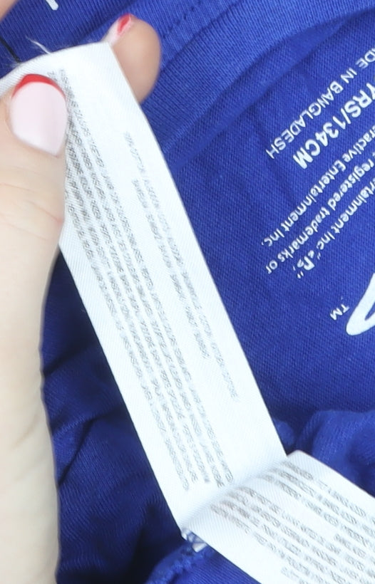 Boys UK Size 8-9 Years Primark Blue Basic T-Shirt