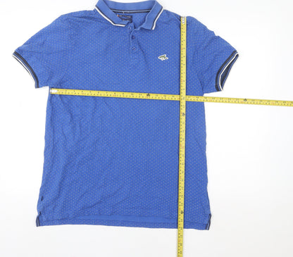 Mens UK Size L Le Shark Cotton Polo Shirt