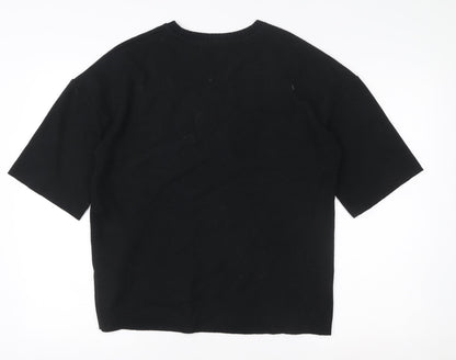 Womens UK Size 10 Marks and Spencer Black Pullover Sweatshirt