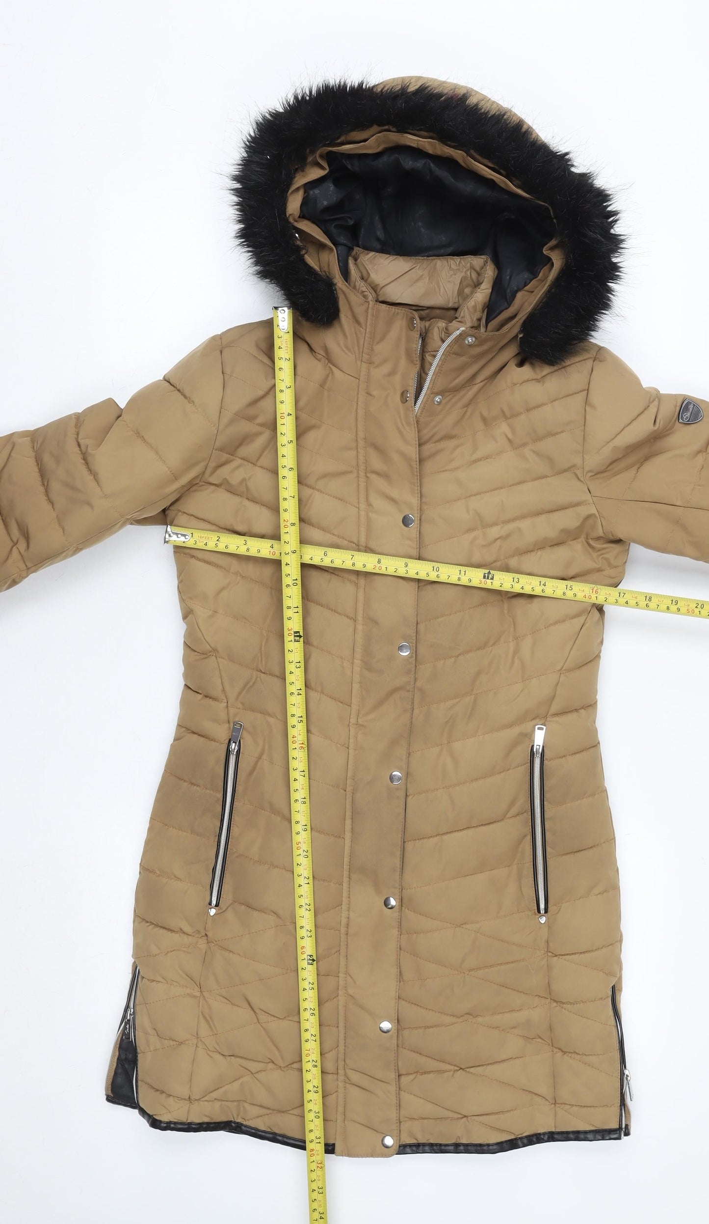 Womens UK Size 8 Dare 2B Beige Puffer Jacket