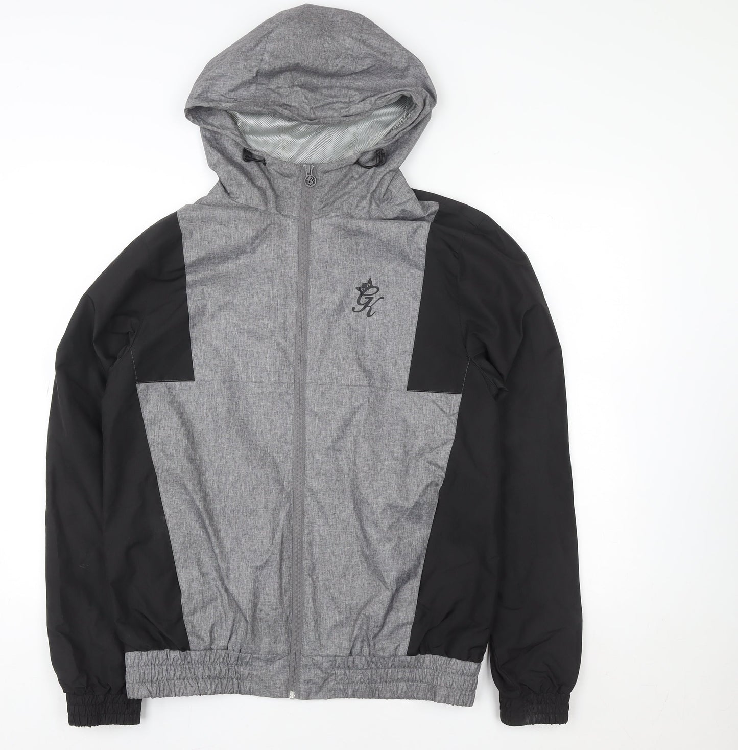 Mens UK Size M Gym King Grey Windbreaker Coat