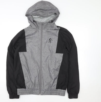 Mens UK Size M Gym King Grey Windbreaker Coat
